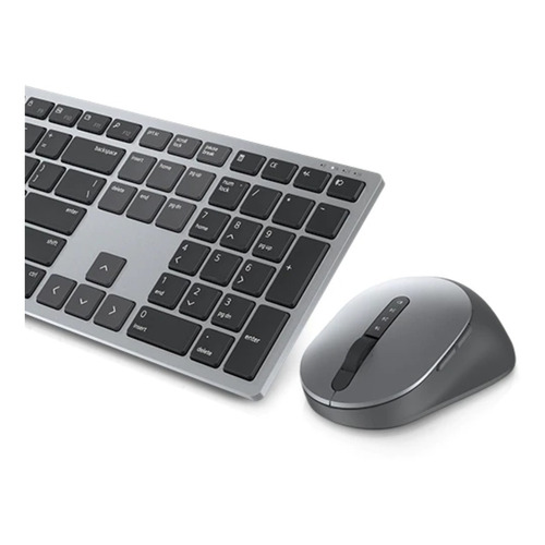 Combo Teclado Mouse Multidispositivos Bluetooth Dell Km-7321 Color del mouse Negro Color del teclado Gris