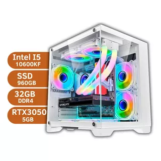 Cpu Pc Gamer I5 10600k 32gb 1tb Rtx3050 Nvidia Water Cooler