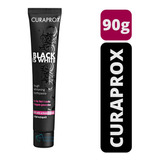 Creme Dental Clareador Black Is White 90ml  Curaprox