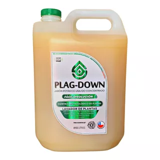 Jabón Potásico Plagdown 5lt Concentrado Rinde 1000lt De Agua