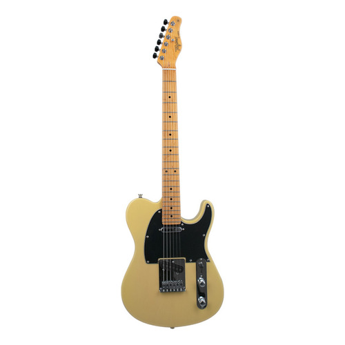 Guitarra eléctrica Tagima TW Series TW-55 de álamo butterscotch con diapasón de arce