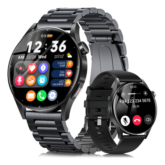 Reloj Inteligente Impermeable Hombre  Negocio Smartwatc 