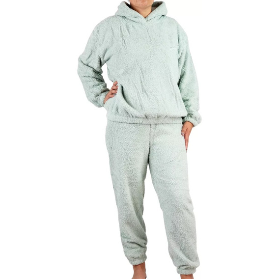 Pijama Mujer Corderito Y Polar, Calidad Premium, Invierno