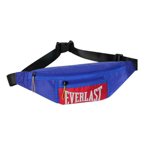 Riñonera Impermeable Acolchada Resistente Ajustable Everlast Color Azul