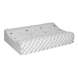 Travesseiro Cervical Ortopedico Pillow Anti Ronco Cor Branco