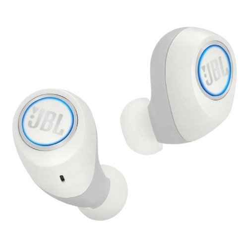 Auriculares in-ear inalámbricos JBL Free blanco con luz LED