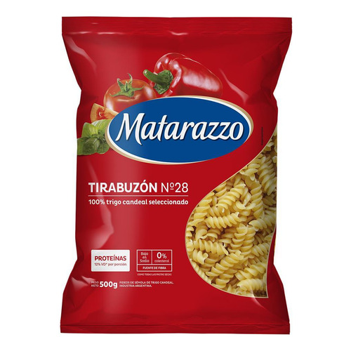 Fideos Tirabuzon Matarazzo X500 Gr