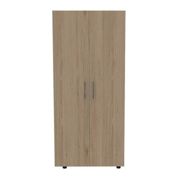 Clóset RTA Muebles Tera color rovere/blanco de madera aglomerada con 2 puertas  batientes