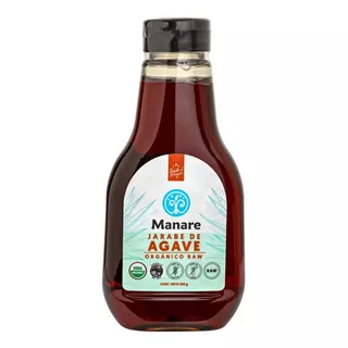 Jarabe De Agave Raw Organico 330g - Sin Gluten - Manare