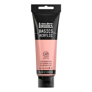 Tinta Acrílica Liquitex Basics 118 Ml Clear Portrait Pink