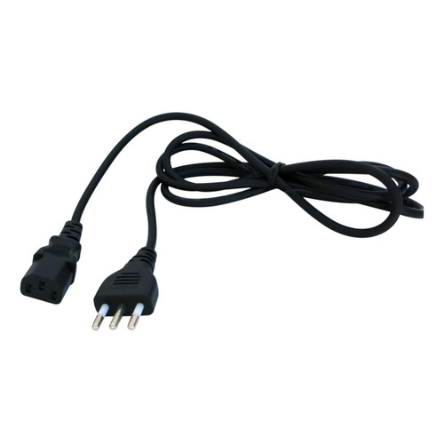 Cable De Poder Para Pc De 1,8 Mts Techbox Color Negro