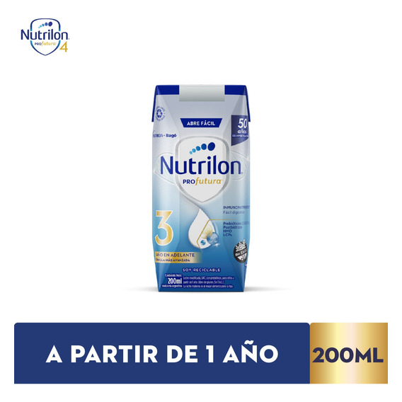 Leche Formula Liquida Nutricia Bago 3 En Brick 24 Unidades