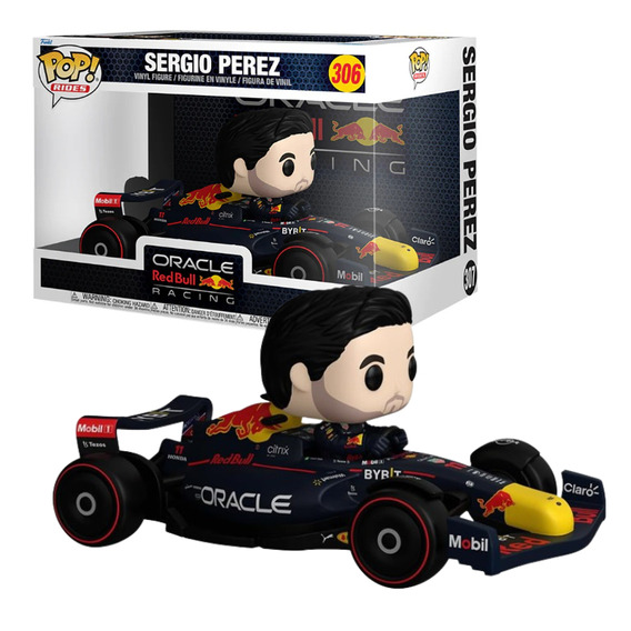 Funko Pop Rides Checo Perez 306 Oracle Red Bull - Pop! Racing