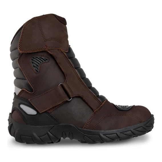 Bota Biker Motociclista Workland 76222 Café