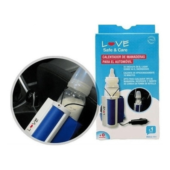 Love Calienta Mamadera Para Auto Portatil 12 V Bebes