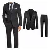 Traje Slim Fit Casual De Dos Piezas De Negocios Para Hombre