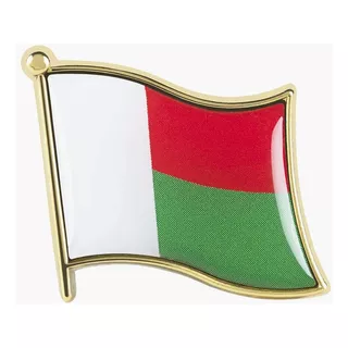 Pin Metalico Broche Bandera Madagascar Pasaporte Pais Africa