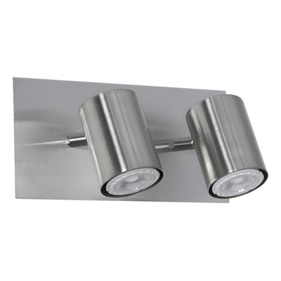 Aplique Movil 2l Gu10 Base 24x11cm Platil 1748/a2p  Plateado