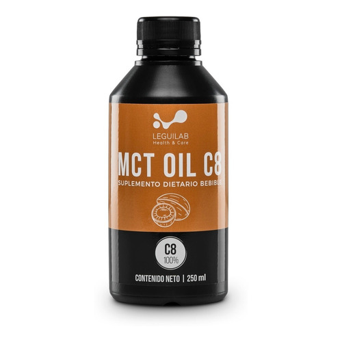 Mct Oil Puro C8 Leguilab X 250ml Keto Vegan Origen Alemania