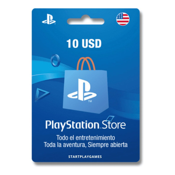 Tarjeta Psn 10 Us$ Usa | Codigos 24hs 