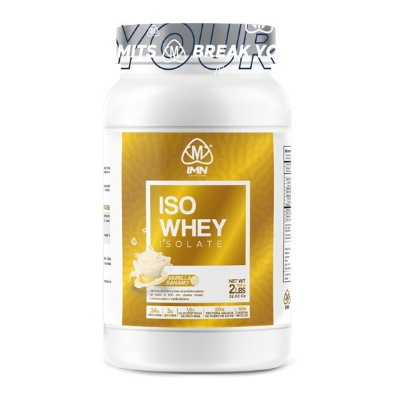 Proteina Iso Whey Isolate 2 Lb - Unidad a $123250