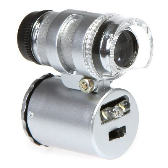 Microscopio Lupa X60 Luz Led / Uv Cultivo Tricomas Joyeria 