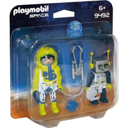 Playmobil Duo Pack 9492 Astronauta Y Robot Figura Acc Edu