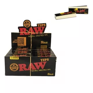 Tips Raw Black Caja 50 Unidades
