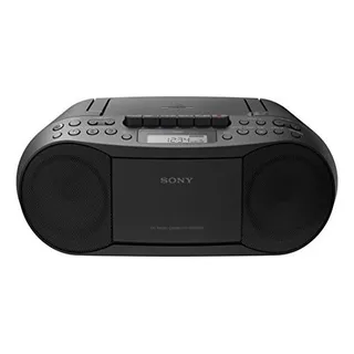 Sony Stereo Cd / Cassette Boombox Home Audio Radio, Negro