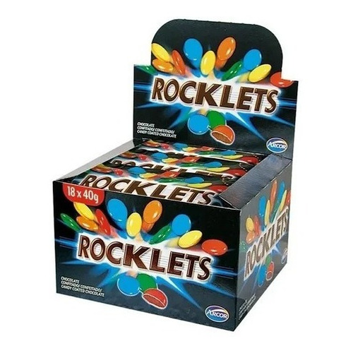 Chocolates Confitados Rocklets X 18 Unidades
