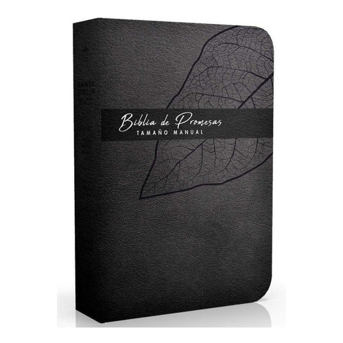 Biblia De Promesas Rvr60 Tamaño Manual Piel Especial Negro ®