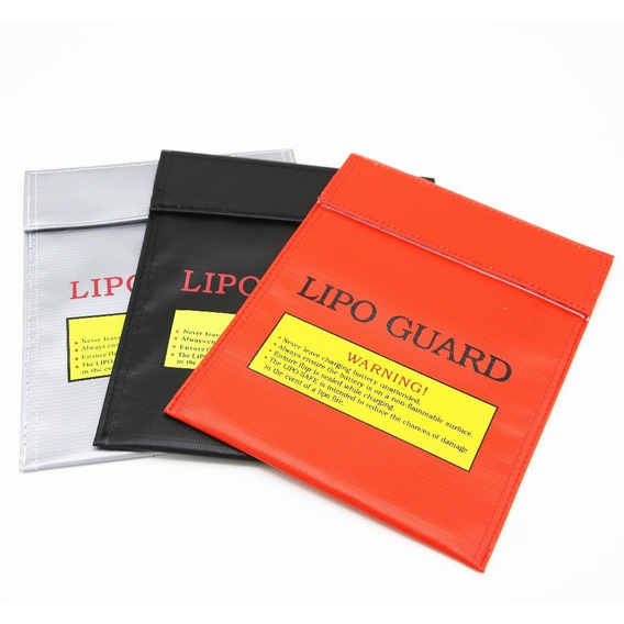 Lipo Safe Bag Bolsa Ignifuga 23x30cm Baterias Litio Rc Fpv 