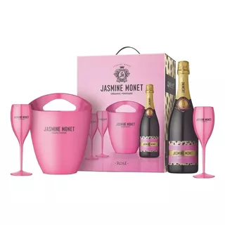 Champagne Jasmine Monet Pink Rosé Kit Regalo Paladarnegro