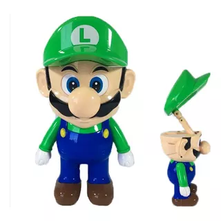 Lámpara Velador Led Super Mario Bros, Luigi Recargable 220v