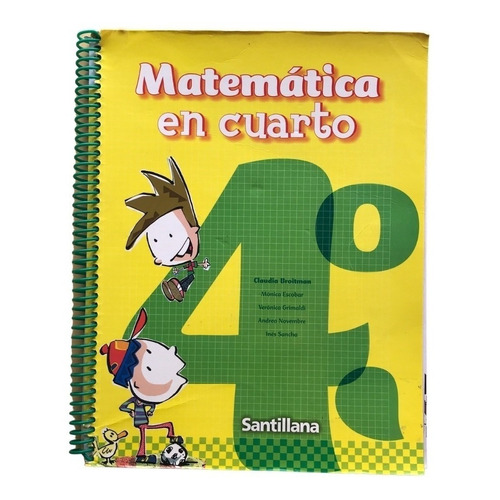 Matemática En Cuarto - Broitman -  Santillana