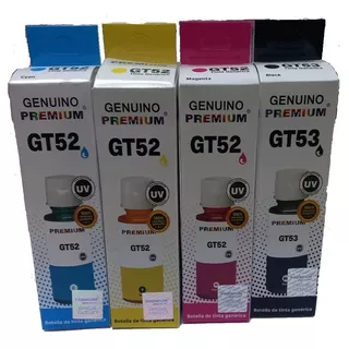 Tinta Hp Compatible Gt51 Gt52 Premium Black Cian Yellow Mage