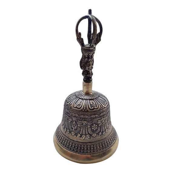 Campana Tibetana Ritual En Cobre Sonido Fa