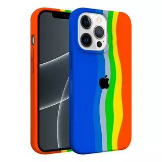Funda Rainbow Para iPhone 12/12 Pro/12 Pro Max Full Cover
