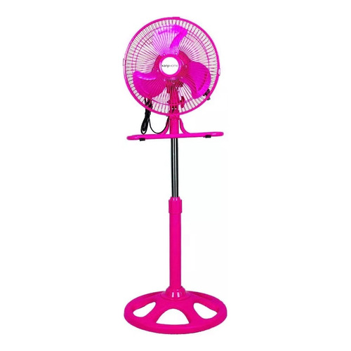 Kanji Ventilador 10' 3 En 1 Rosa Kjh-fh1506 Color de las aspas Gris Diámetro 25 cm Frecuencia 50 Material de las aspas Metal