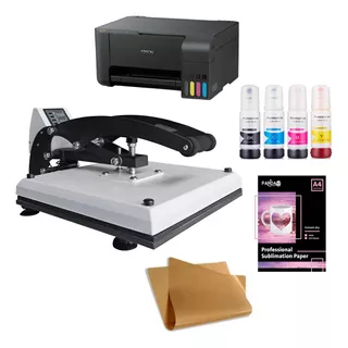 Maquina Sublimar Impresora Epson + Estampadora 38 X 38cms