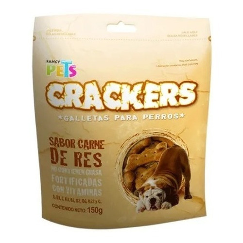 Fancy Pets Crackers Carne 150 G Perro Cachorro Uso Juguete Para Premios Entrenamiento O Rica Saludale Golosina