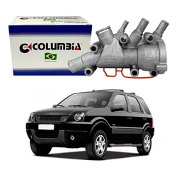  Carcaça Termostatica Ecosport 1.6 2003 A 2007