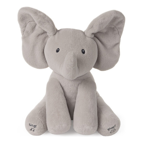 Baby Gund, Flappy el Elefante, color Gris, 30.5 cm