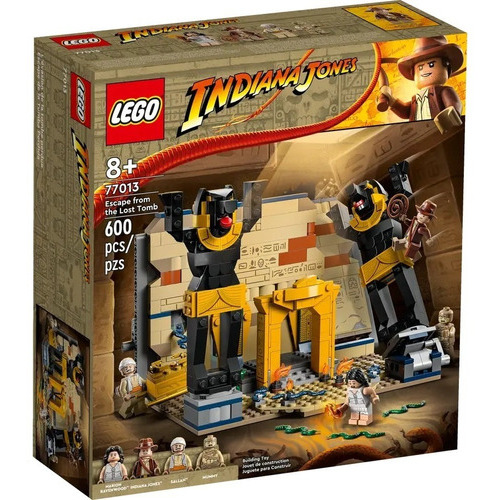 Lego Indiana Jones - Huida De La Tumba Perdida (77013) Cantidad de piezas 600