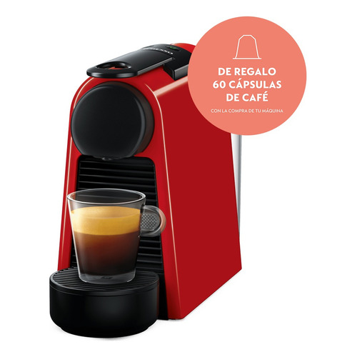 Cafetera Nespresso Essenza Mini D + Cápsulas