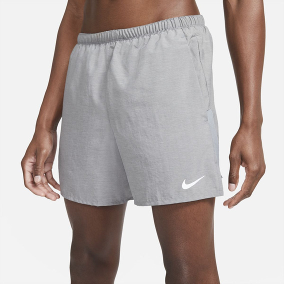 Shorts Running Para Hombre 13 Cm Nike Challenger Gris 