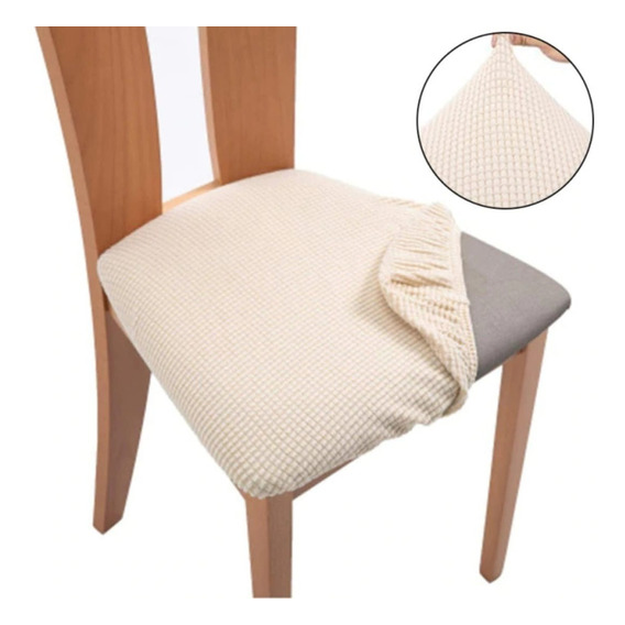 Set De 6 Cubre Asiento De Comedor