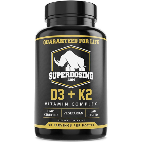 Vitamina D3 + K2 Superdosing 90ct Sabor Sin sabor