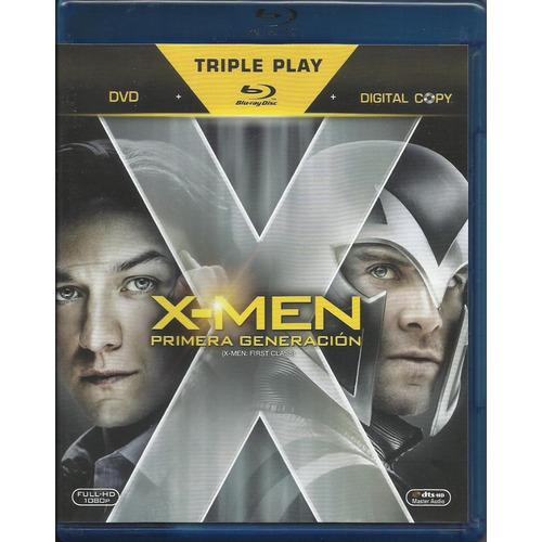 X-men Primera Generación Blu Ray + Dvd Película Nuevo 