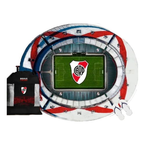 Toallon River Plate Estadio 110 X 170 Cm Estilo Blanco